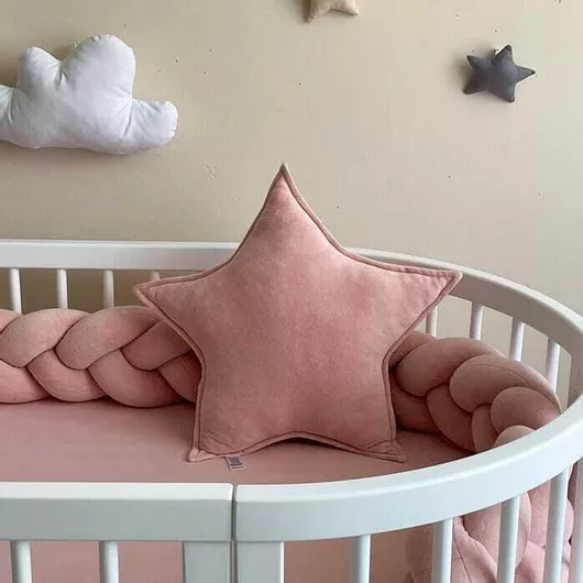 Διακοσμητικό Μαξιλάρι Κούνιας IngVart Ροζ