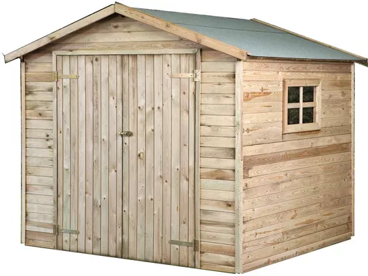 Αποθήκη Κήπου Ξύλινη με Διπλή Πόρτα Μ2.25xΠ2.25xΥ2.26m