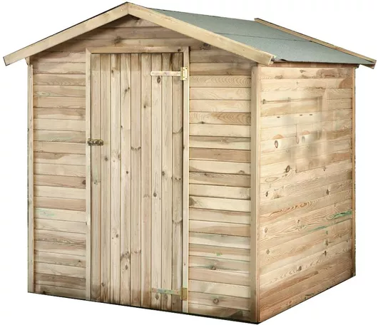 Αποθήκη Κήπου Ξύλινη με Μονή Πόρτα Μ1.8xΠ1.35xΥ2.26m