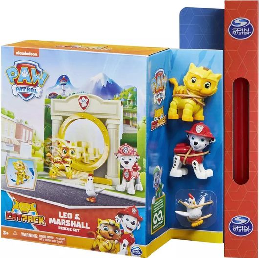 Παιχνιδολαμπάδα Spin Master Paw Patrol Catpack - Leo & Marshall Rescue Set για 3+ Ετών