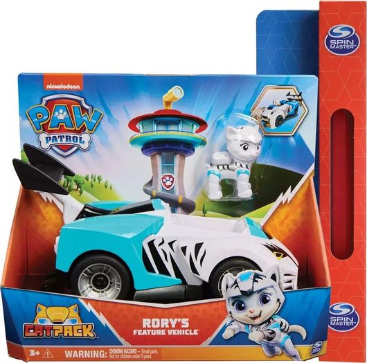 Παιχνιδολαμπάδα Spin Master Paw Patrol Cat Pack - Rory's Feature Vehicle για 3+ Ετών