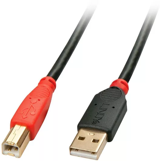  ΚαλώδιοLindy 42762 USB 2.0 USB-A male - USB-B male 15m 