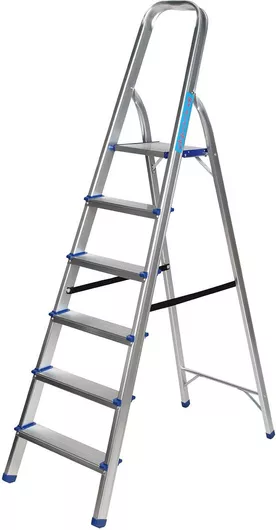 Σκάλα Keskor Αλουμινίου με 5+1 Σκαλοπάτια