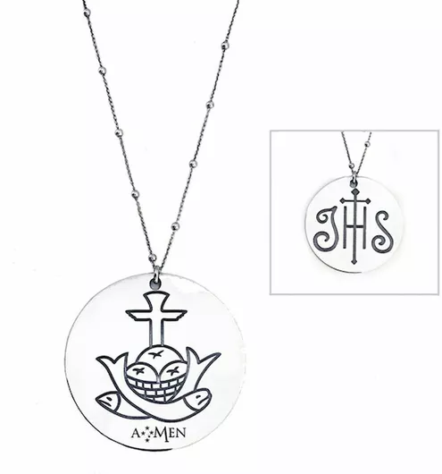 Κολιέ Amen  Ασήμι