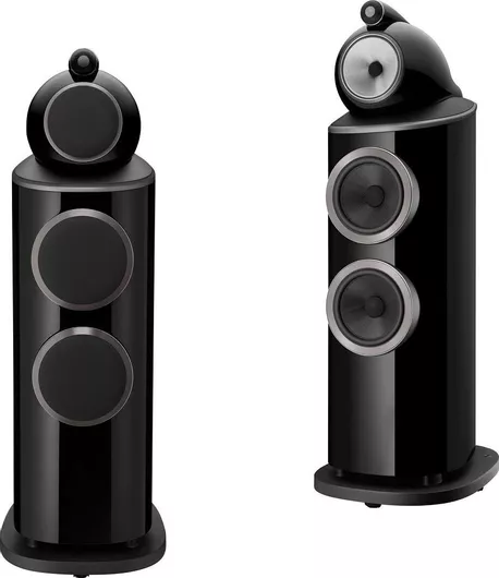 Ηχείο Hi-Fi Bowers & Wilkins 802 D4 Σετ 2τμχ Δαπέδου 500W 3 Δρόμων Π41.3xΒ60.2xΥ121.8cm Μαύρο Γυαλιστερό