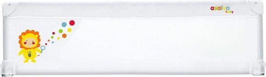 Asalvo Tippi Bubbles Προστατευτικό Κάγκελο Κρεβατιών από Ύφασμα Λευκό 150x43.5x76cm