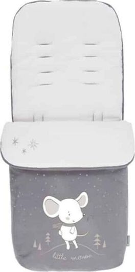 Ποδόσακος Καροτσιού Kikka Boo Polar Friends Universal Αδιάβροχος με Fleece Επένδυση 85x48cm Mice