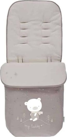 Ποδόσακος Καροτσιού Kikka Boo Polar Friends Universal Αδιάβροχος με Fleece Επένδυση 85x48cm Teddy