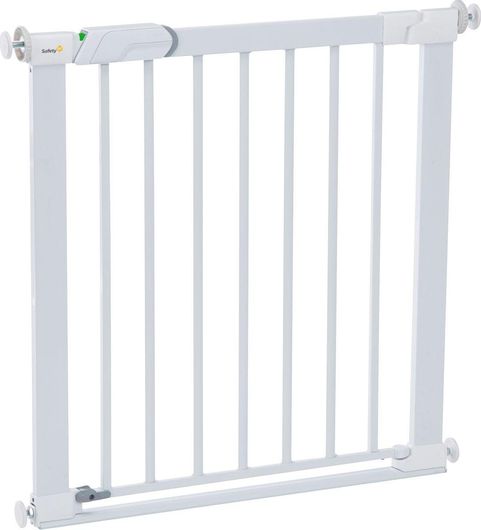 Προστατευτική Πόρτα Safety 1st Flat Step Πτυσσόμενη από Μέταλλο 80x73cm Λευκό