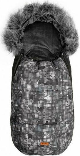 Ποδόσακος Καροτσιού Sensillo Olaf Dots Αδιάβροχος με Fleece Επένδυση 100x45cm