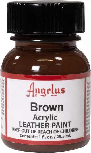 Υγρό Χρώμα Χειροτεχνίας Angelus Acrylic Paint Καφέ για Δέρμα 29.5ml