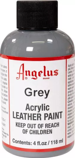 Υγρό Χρώμα Χειροτεχνίας Angelus Acrylic Paint Γκρι για Δέρμα 118ml