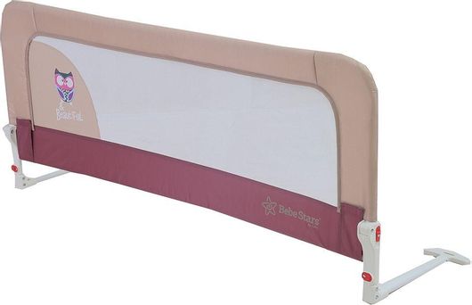 Προστατευτικό Κάγκελο Κρεβατιών Bebe Stars Bunny Πτυσσόμενο από Ύφασμα 140x60cm Ροζ