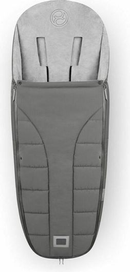 Ποδόσακος Cybex Platinum Mios & Priam Καροτσιού Soho Grey - Mid Grey με Fleece Επένδυση