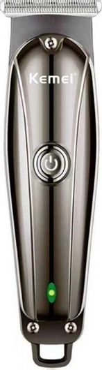 Kemei Επαναφορτιζόμενη Κουρευτική Μηχανή Γκρι KM-638