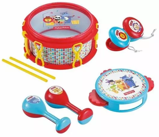 Ντραμς Fisher Price Σετ για 2+ Ετών