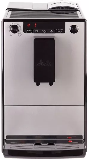 Μηχανή Espresso Melitta Solo Pure E950-666 Αυτόματη 1400W Πίεσης 15bar με Μύλο Άλεσης Ασημί