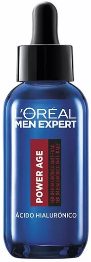 L'Oreal Paris Men Expert Power Age Ενυδατικό & Αντιγηραντικό Serum Προσώπου με Υαλουρονικό Οξύ για Αναζωογόνηση 30ml