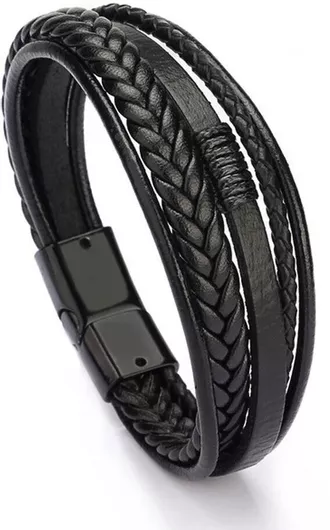 Βραχιόλι από Δέρμα Ανδρικό
