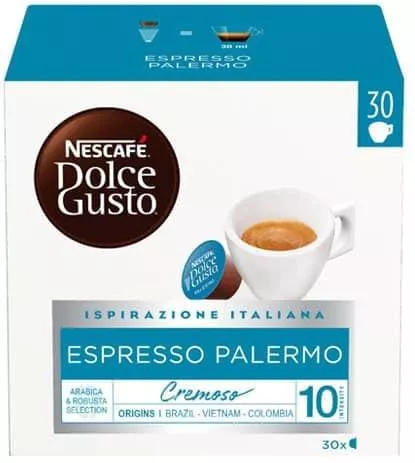 Κάψουλες Espresso Simple Parenting Palermo Συμβατές με Μηχανή Dolce Gusto 30caps 8445290690272