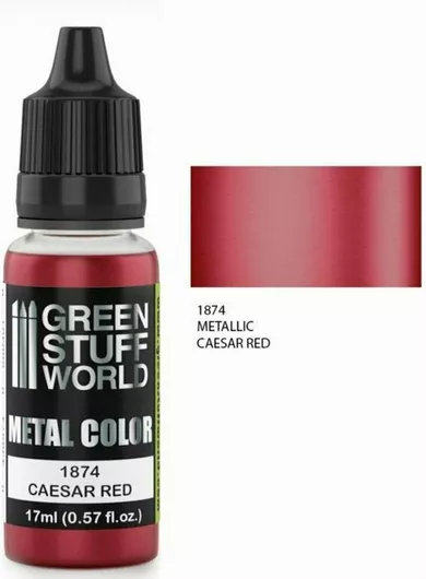 Χρώμα Μοντελισμού Green Stuff World Metal Color Caesar Red 17ml