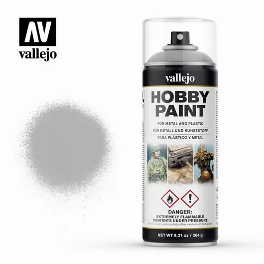 Χρώμα Μοντελισμού Acrylicos Vallejo Hobby Paint σε Spray Grey 264g 400ml