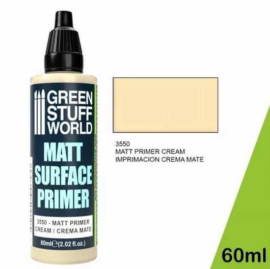Χρώμα Μοντελισμού Green Stuff World Matt Surface Primer Cream 60ml