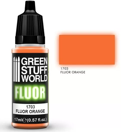 Χρώμα Μοντελισμού Green Stuff World Fluor Πορτοκαλί 17ml