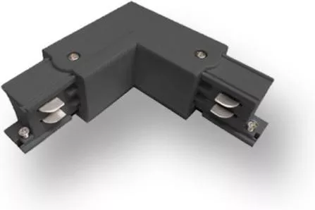 Σύνδεσμος Γωνία Τριφασικής Ράγας Δεξιός Μαύρος