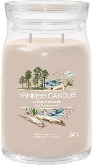 Yankee Candle Διακοσμητικό Κερί Seaside Woods Signature 567gr