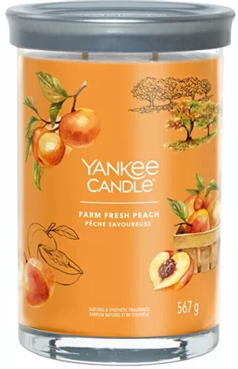 Αρωματικό Κερί Yankee Candle Farm Fresh Peach Signature Tumbler 567gr