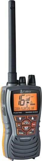 Ασύρματος Πομποδέκτης Cobra MR HH350 FLT VHF Marine 6W με Μονόχρωμη Οθόνη Μαύρο