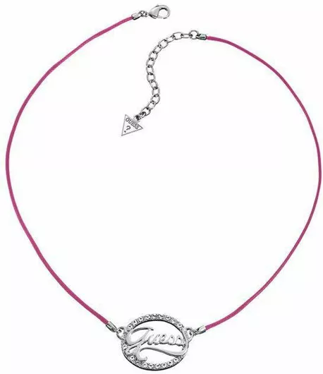 Γυναικείο Κολιέ Guess με Πέτρες  Ορείχαλκο