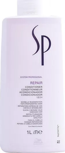 Conditioner Μαλλιών Wella SP Repair για Αναδόμηση για Ξηρά Μαλλιά 1000ml