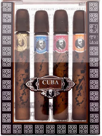 Ανδρικό Σετ Αρωμάτων Cuba Miniatures με Eau de Toilette 4τμχ