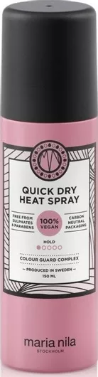 Spray Μαλλιών Maria Nila Quick Dry Heat Hold 1 150ml