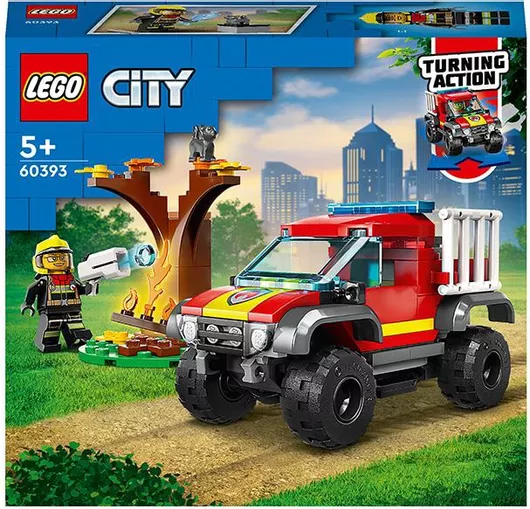 Lego City 4x4 Fire Truck Rescue για 5+ Ετών #60393
