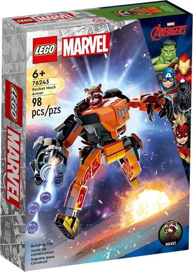 Lego Super Heroes Rocket Mech Armor για 6+ Ετών #76243