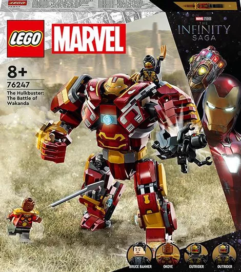Lego Super Heroes The Hulkbuster: The Battle of Wakanda για 8+ Ετών #76247