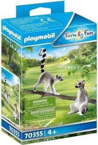 Playmobil Family Fun Ring-tailed Lemurs για 4+ Ετών #70355