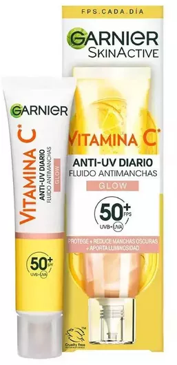 Αντηλιακό Προσώπου Garnier SkinActive Vitamin C Glow SPF50+ 40ml