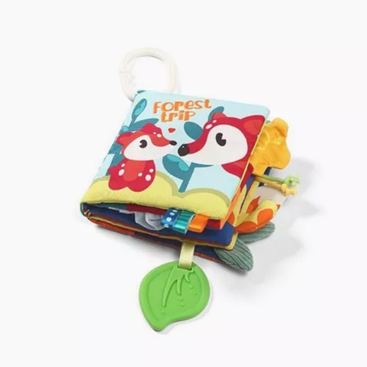 Βρεφικό Παιχνίδι Δραστηριοτήτων Babyono Βιβλιαράκι Forest Sensory Book