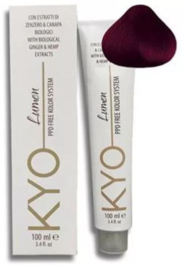 Μόνιμη Βαφή Μαλλιών KYO Lumen Professional 7.226 Ξανθό Μεσαίο Βιολετί Έντονο Κόκκινο 100ml
