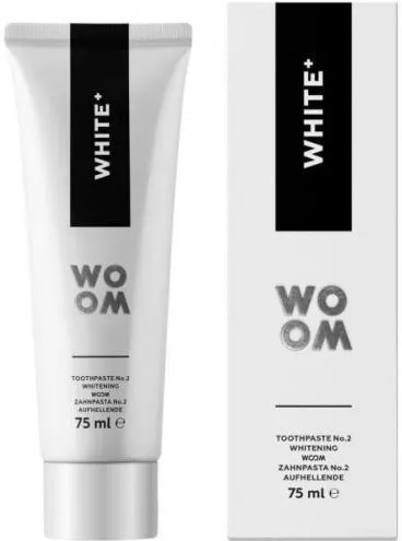 Woom White+ Οδοντόκρεμα για Λεύκανση 75ml