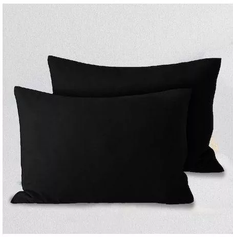 Σετ Μαξιλαροθήκες Isadore Lorraine Βαμβακερές 50x70cm Μαύρο