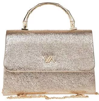 Γυναικεία Τσάντα Χειρός Verde από Πολυεστέρας Χρυσό