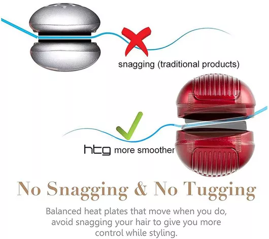 Πρέσα Μαλλιών HairTech Infrared με Κεραμικές Πλάκες Ionic 45W Μαύρο