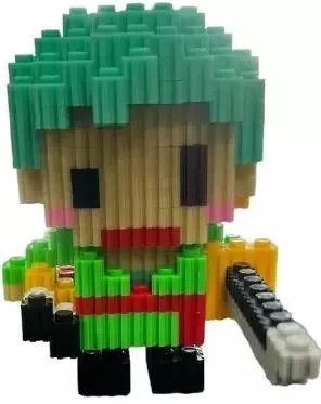 Τουβλάκια S1169 One Piece Roronoa Zoro για 7+ Ετών Σετ 550τμχ