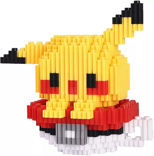 Τουβλάκια S1181 Pikachu για 7+ Ετών Σετ 530τμχ