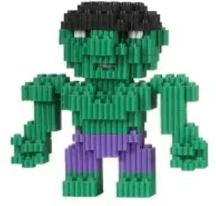 Τουβλάκια S1207 Hulk για 7+ Ετών Σετ 682τμχ